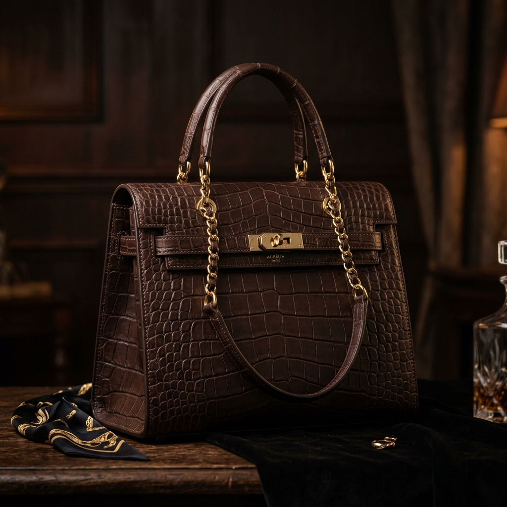 Krokodilledertaschen